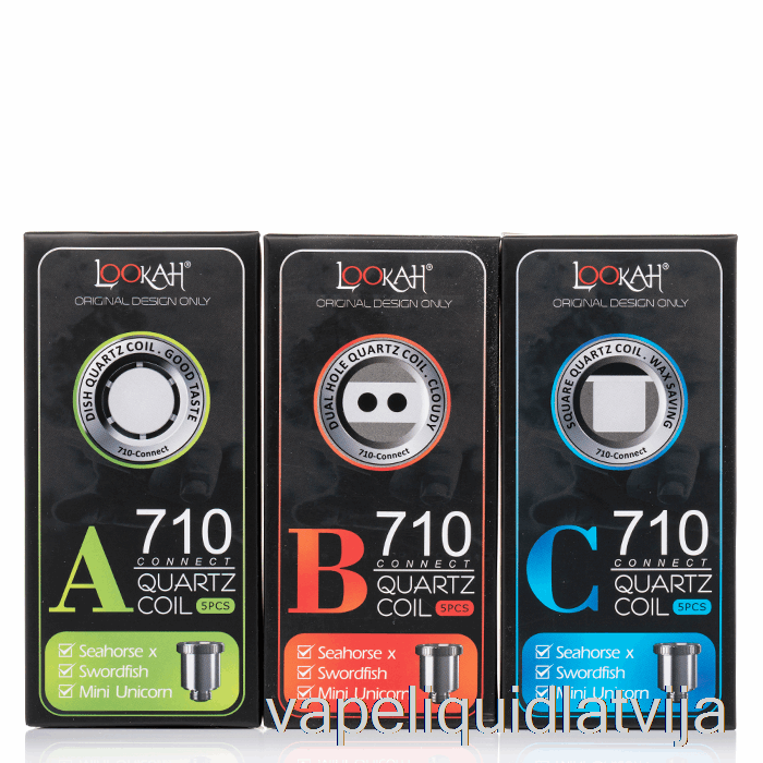 Lookah 710 Connect Kvarca Spoles Versija D Vape šķidrums